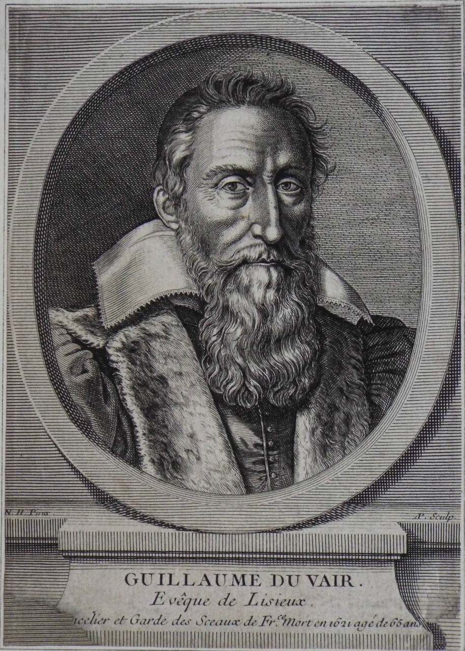 Print - Guillaume du Vair Eveque de Lisieux. 